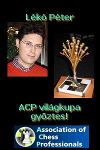 Lékó Péter ACP világkupa győztes