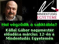 Kállai Gábor előadása a Mindentudás Egyetemén
