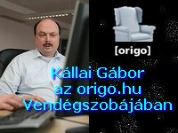 Kállai Gábor az origo.hu vendégszobájában