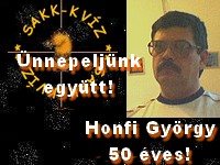 Honfi György 50 éves