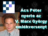 Ács Péter nyerte az V. Marx György emlékversenyt