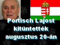 Portisch Lajost kitüntették 2007. augusztus 20-án